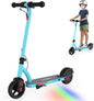 Electric Scooter for Kids Ages 6-12,150W Motor,Colorful Lights,Adjustable Height&Speed,LED Display,Foldable scooter for Kids