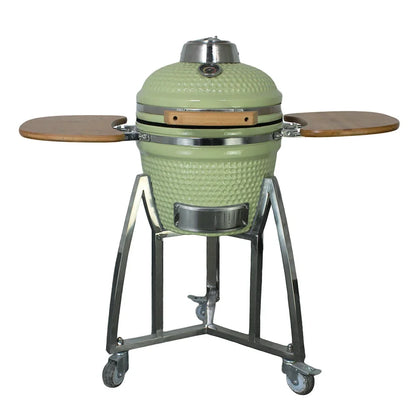 AUPLEX 16-Inch Kamado Barbecue Grill Outdoor Kitchen Smoker Bbq Egg