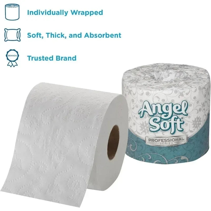 Furniture.Angel Soft Toilet Paper, 16880, Bulk Case of 80 Rolls, Individually Wrapped, 2-Ply Soft and Strong Toilet Tissue sofa