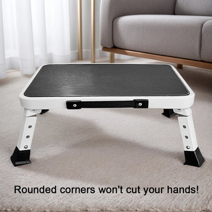 1 Step Foldable Heavy Duty Stepladder with Wide Pedal Lightweight Step Stool Ladder Stool for Adults Household Outdoor Indoor