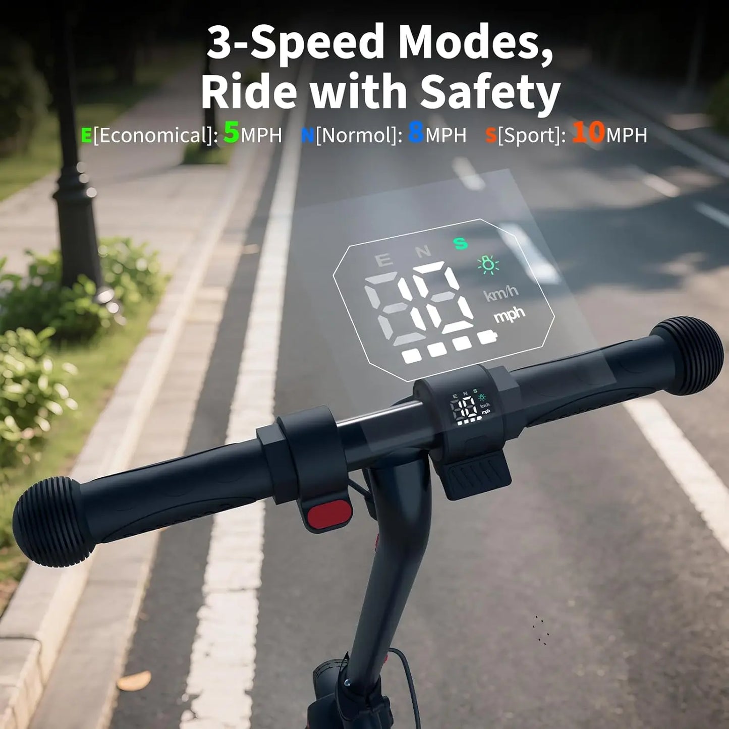 Electric Scooter for Kids Ages 6-12,150W Motor,Colorful Lights,Adjustable Height&Speed,LED Display,Foldable scooter for Kids