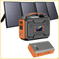 300W Portable Solar Generator | 65W Power Bank + 40W Panel for Home Backup, RV & Outdoor Camping Trips