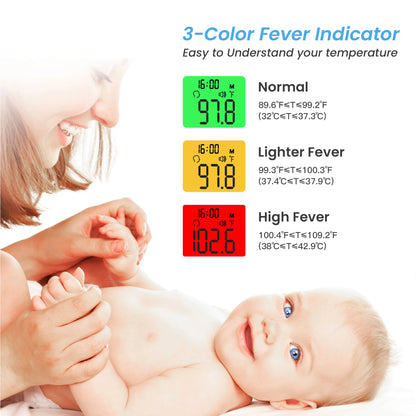 Infrared Digital Thermometer Forehead Ear Body Fever Thermometer  Multi-function Non-contact Temperature Measurement Device