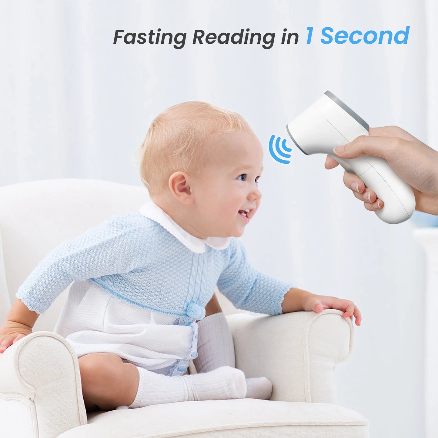 Infrared Digital Thermometer Forehead Ear Body Fever Thermometer  Multi-function Non-contact Temperature Measurement Device