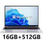 Xiaman 15.6" Ultra Slim Laptop Computer Windows 11 Laptop 16GB RAM 1TB 2TB SSD Intel Celeron N4000 HD Office Study Notebook PC