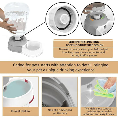 1.58 Gallon Automatic Dog Water Bowl Dispenser with Large Capacity Water Feeder for Cats and Dogs BPAFree Ideal for Continuous