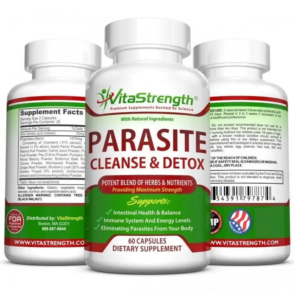 Premium Parasite Cleanser - Intestinal Detox - Supports Parasites and Other Intestinal Worms