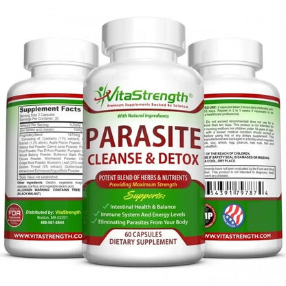 Premium Parasite Cleanser - Intestinal Detox - Supports Parasites and Other Intestinal Worms
